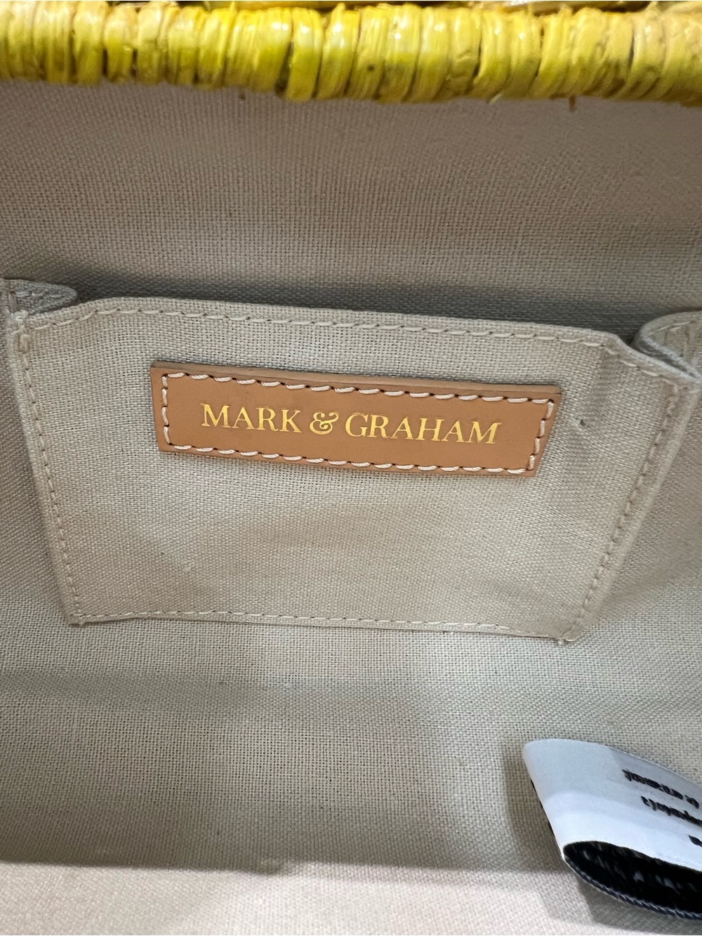 Mark & Graham Rattan Clutch - Picture 6 of 9